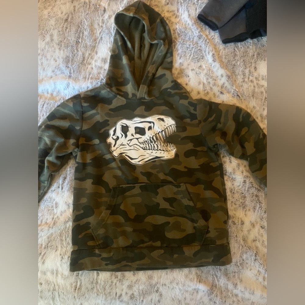 Camo Dinosaur hoodie
